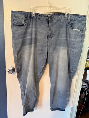 Molly & Isadora Plus Jeans 32 Medium Wash Denim Preppy Minimalist